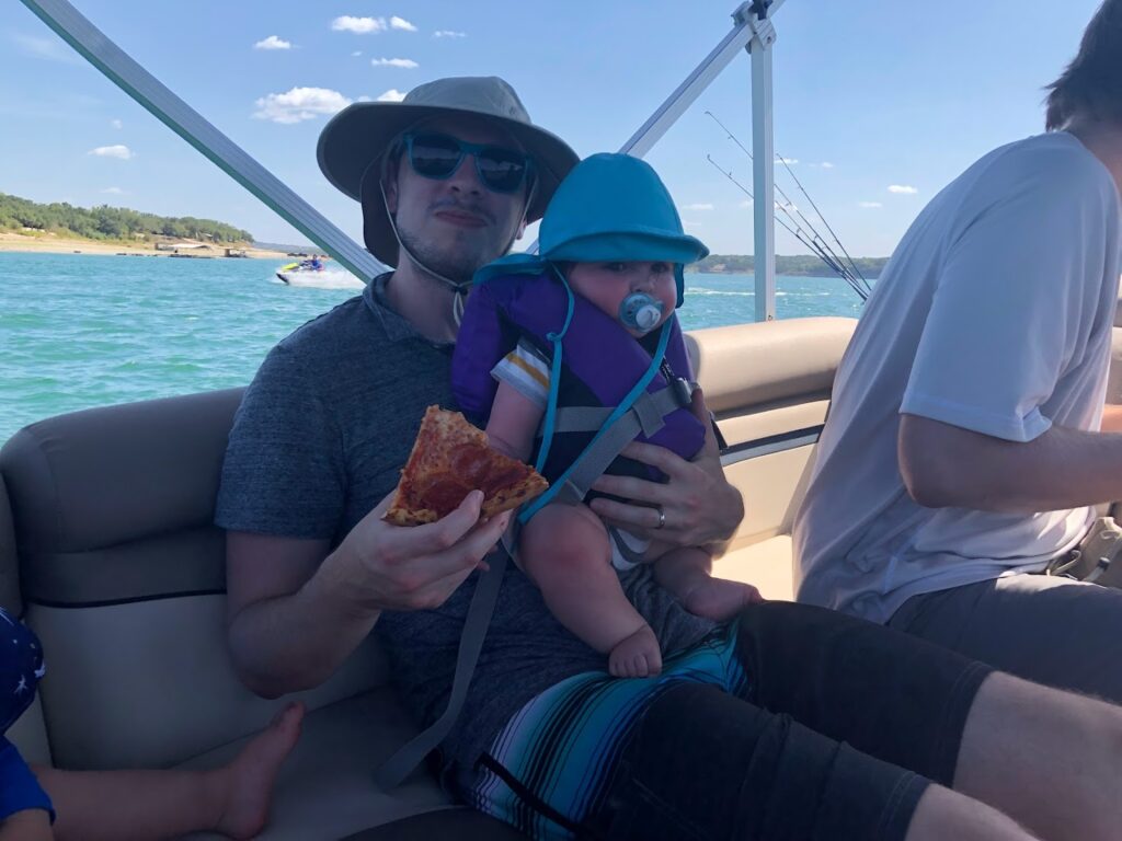 Pacifier on a boat