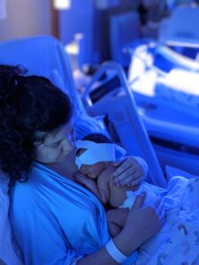 Breastfeeding at the hospital isn't easy when you're struggling with jaundice