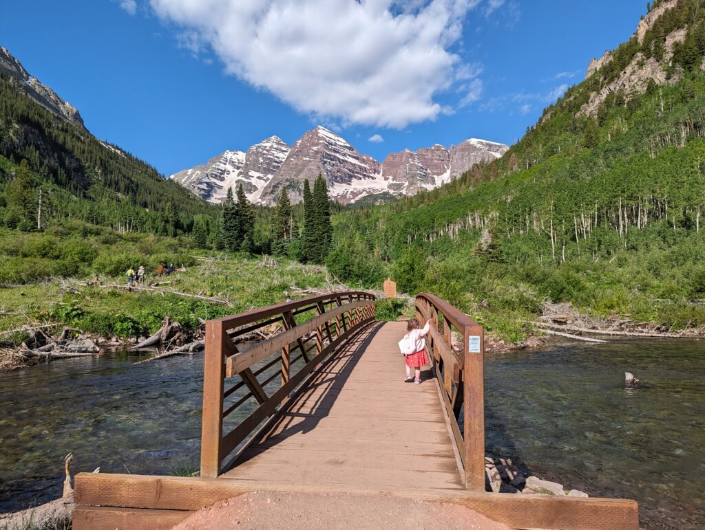 Maroon Bells Hiking with Toddlers