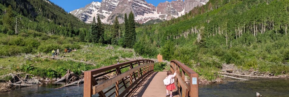 Maroon Bells Hiking with Toddlers